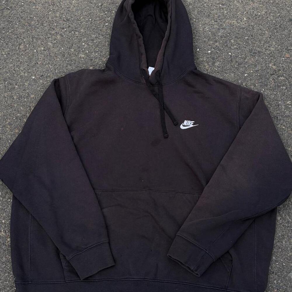Black nike hoodie size xxl